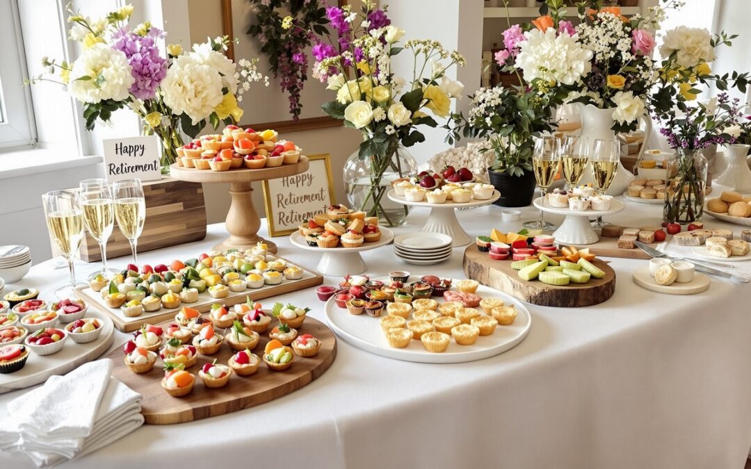 Idées buffet à 17h départ retraite : les 5 options salées et sucrées à partager