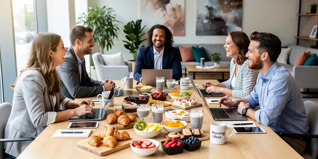 Petit-déjeuner entreprise original : les 9 idées pour surprendre votre équipe