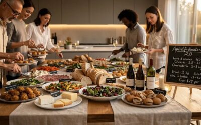 Traiteur apéritif dînatoire 20 personnes : le prix et les quantités à prévoir ?