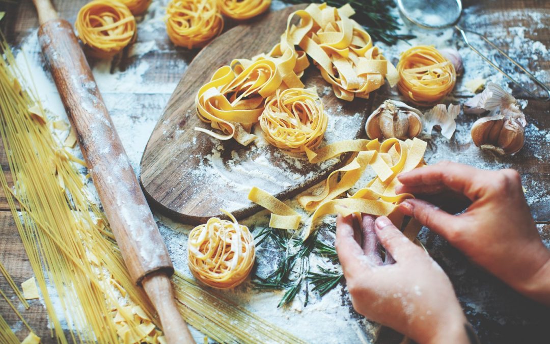 La cuisine italienne revisitée par un traiteur de luxe.